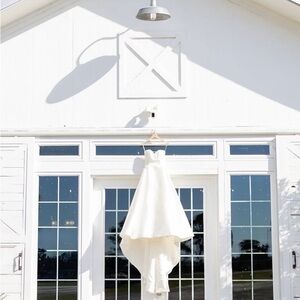 Pronovias Elegant White Wedding Dress